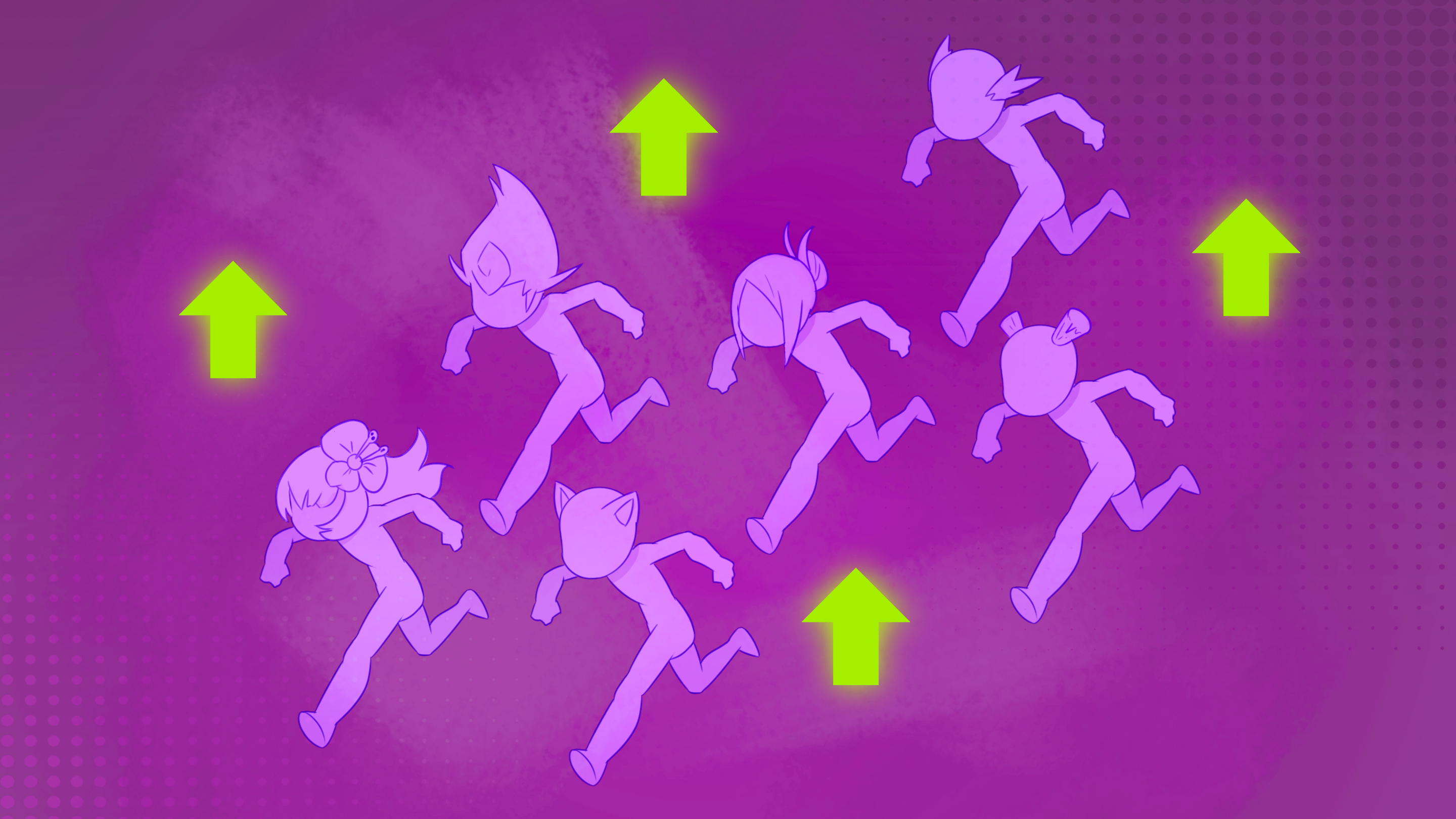 Progression en team de 6 personnages